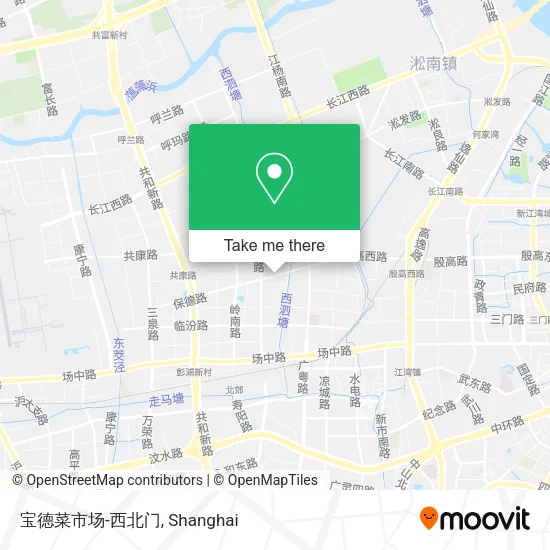 宝德菜市场-西北门 map