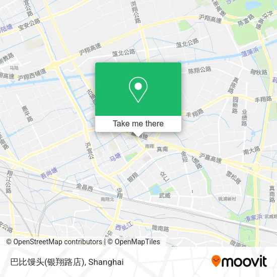 巴比馒头(银翔路店) map