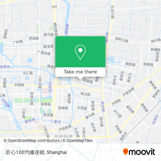 匠心100汽修连锁 map