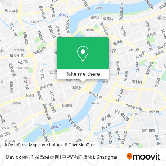 David乔致洋服高级定制(中福轻纺城店) map