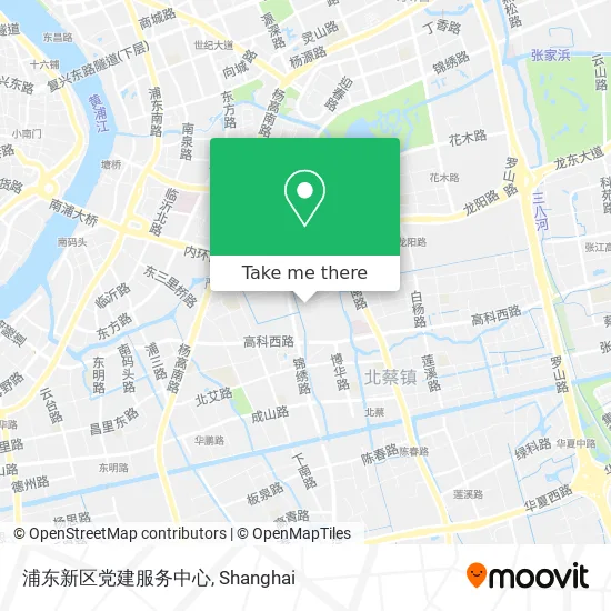 浦东新区党建服务中心 map