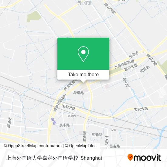 上海外国语大学嘉定外国语学校 map