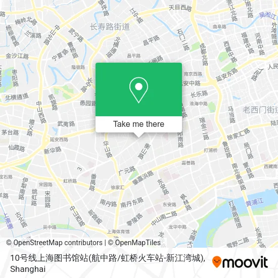 10号线上海图书馆站(航中路/虹桥火车站-新江湾城) map