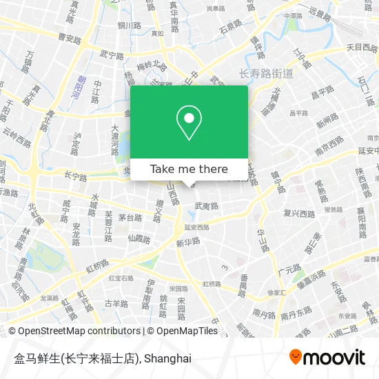 盒马鲜生(长宁来福士店) map