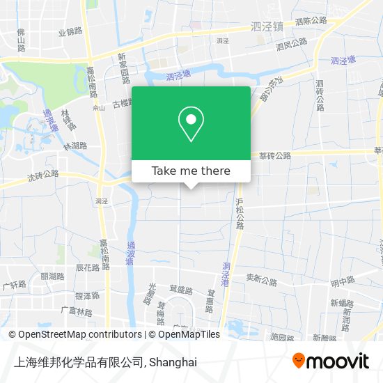 上海维邦化学品有限公司 map
