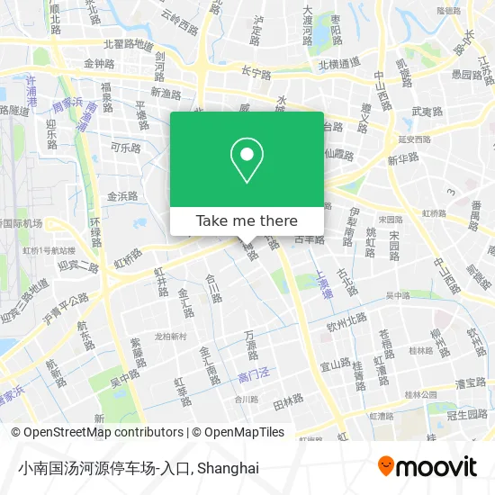 小南国汤河源停车场-入口 map