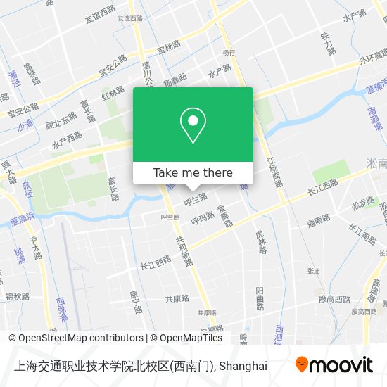 上海交通职业技术学院北校区(西南门) map
