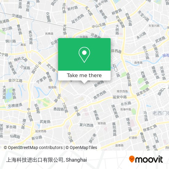 上海科技进出口有限公司 map