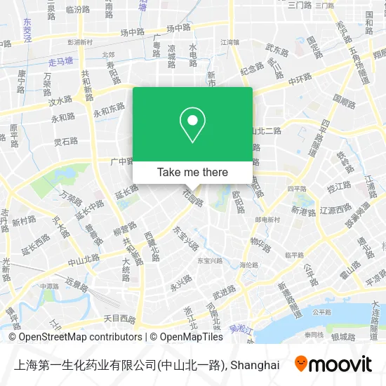 上海第一生化药业有限公司(中山北一路) map