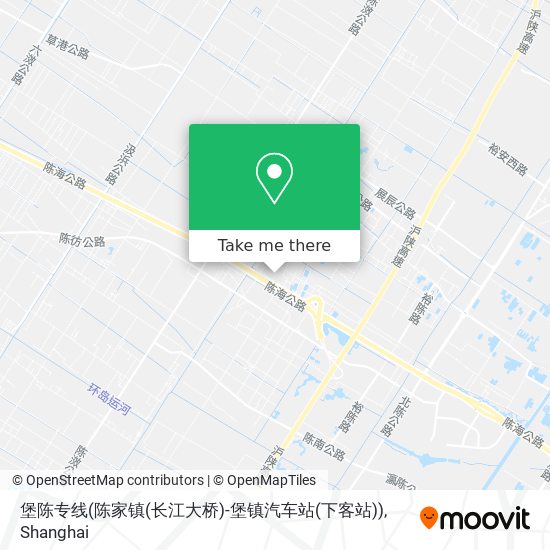 堡陈专线(陈家镇(长江大桥)-堡镇汽车站(下客站)) map