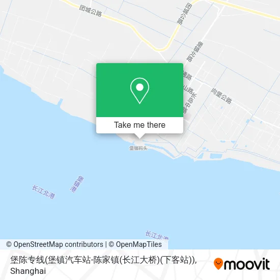 堡陈专线(堡镇汽车站-陈家镇(长江大桥)(下客站)) map