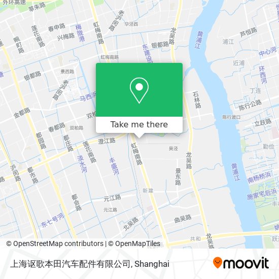 上海讴歌本田汽车配件有限公司 map