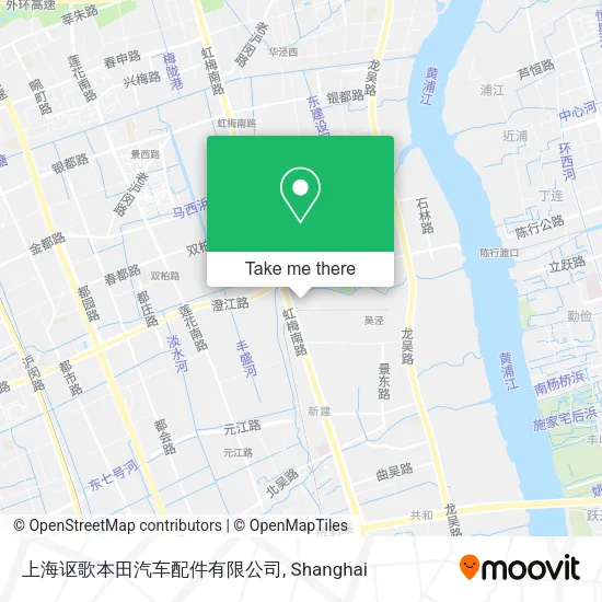 上海讴歌本田汽车配件有限公司 map