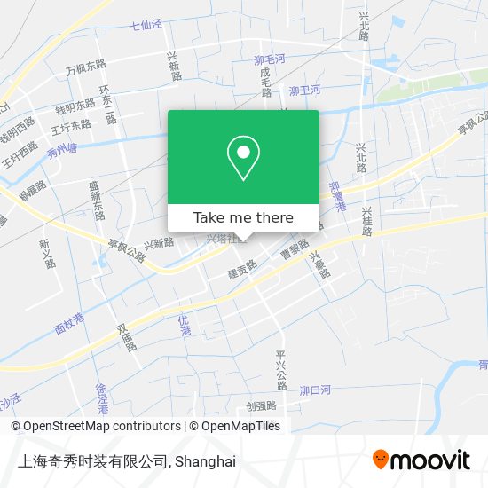 上海奇秀时装有限公司 map