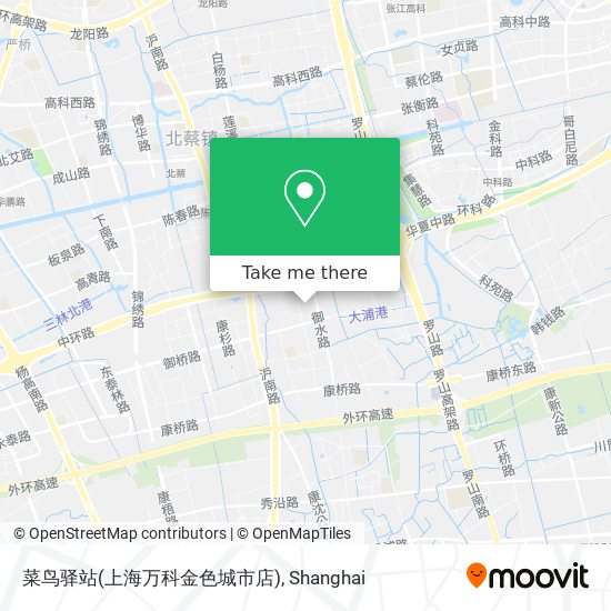 菜鸟驿站(上海万科金色城市店) map