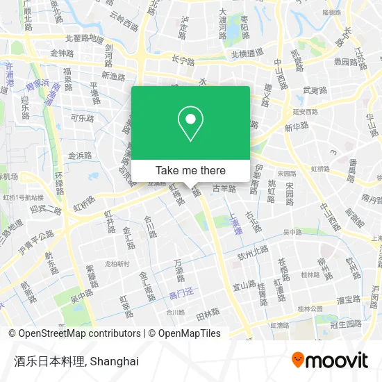 酒乐日本料理 map