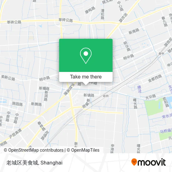 老城区美食城 map