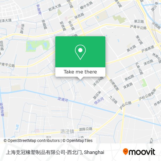 上海竞冠橡塑制品有限公司-西北门 map