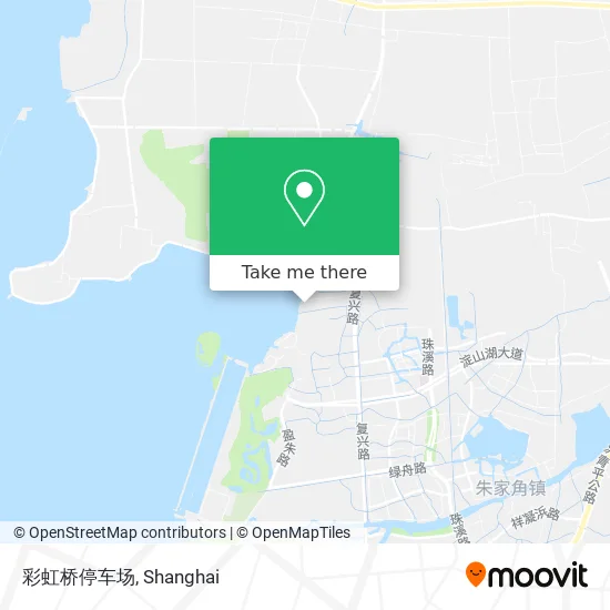 彩虹桥停车场 map