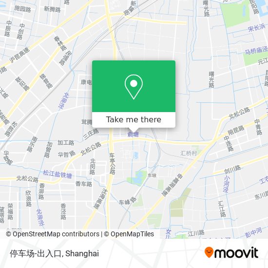 停车场-出入口 map