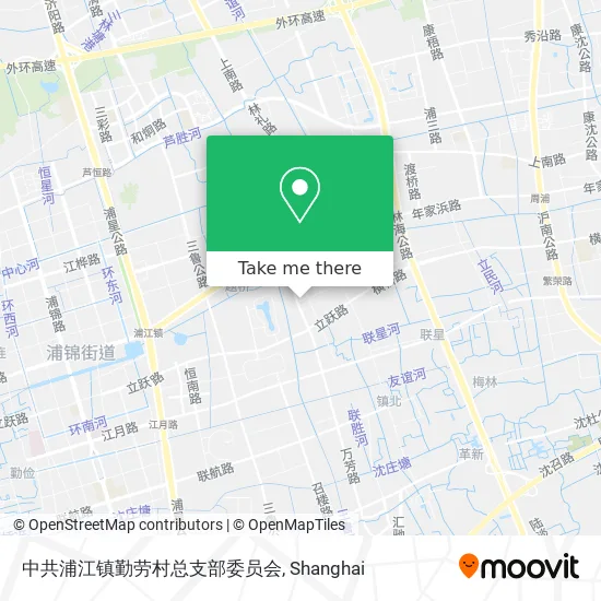 中共浦江镇勤劳村总支部委员会 map