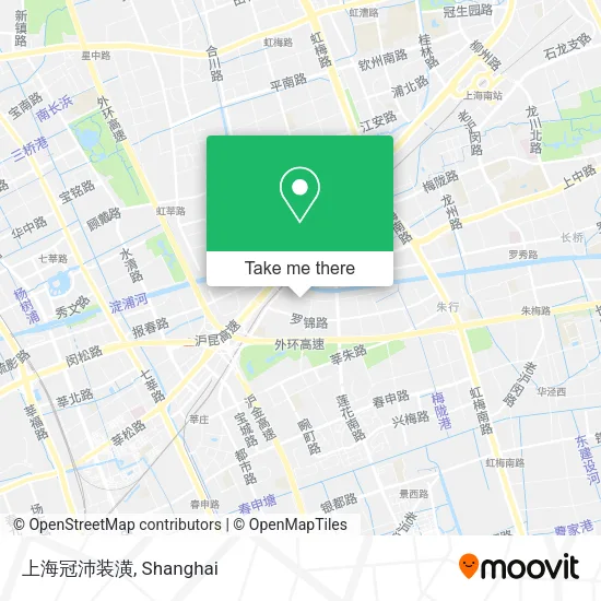 上海冠沛装潢 map
