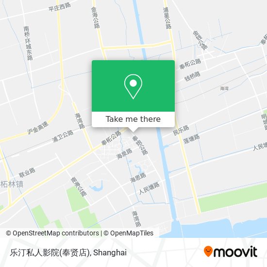 乐汀私人影院(奉贤店) map