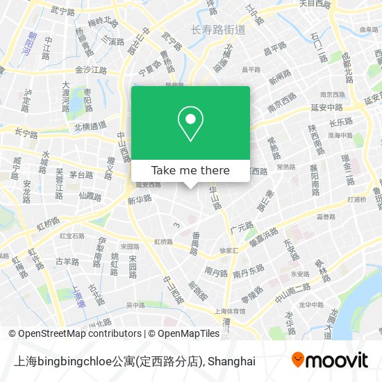 上海bingbingchloe公寓(定西路分店) map