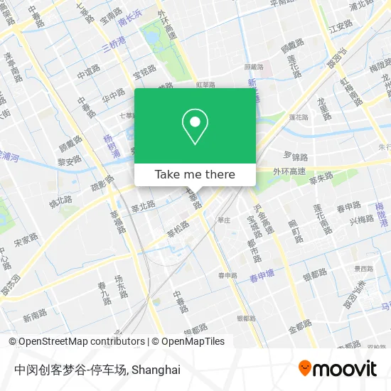 中闵创客梦谷-停车场 map