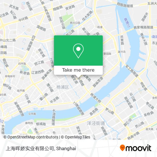 上海晖娇实业有限公司 map