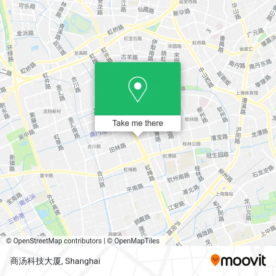 商汤科技大厦 map