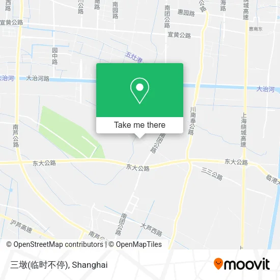 三墩(临时不停) map