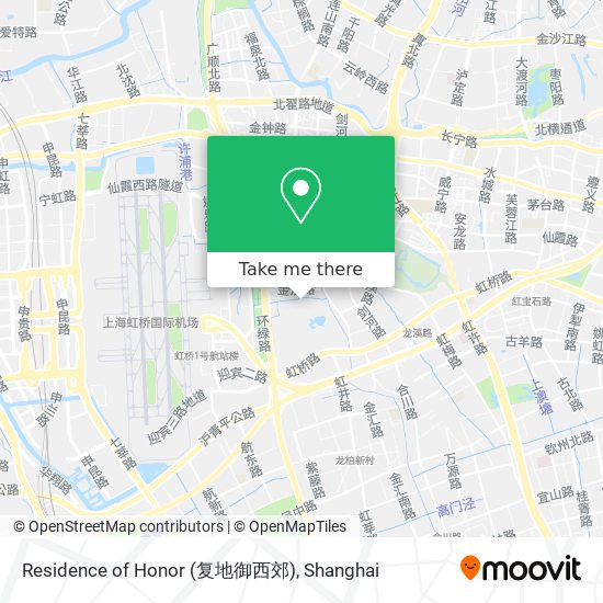 Residence of Honor (复地御西郊) map