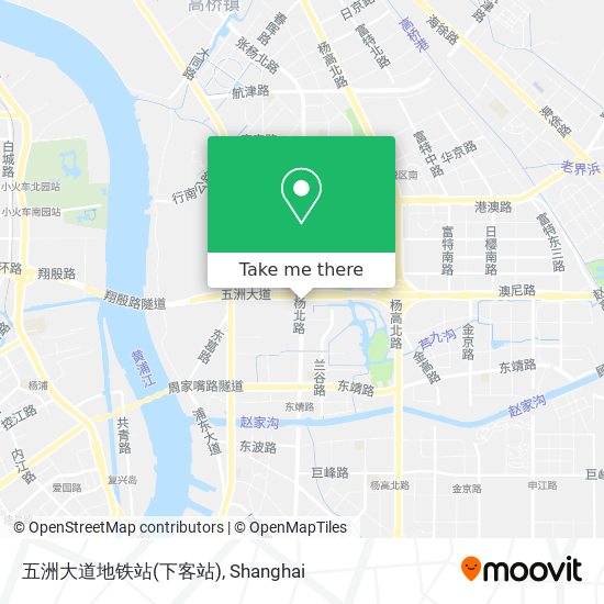 五洲大道地铁站(下客站) map