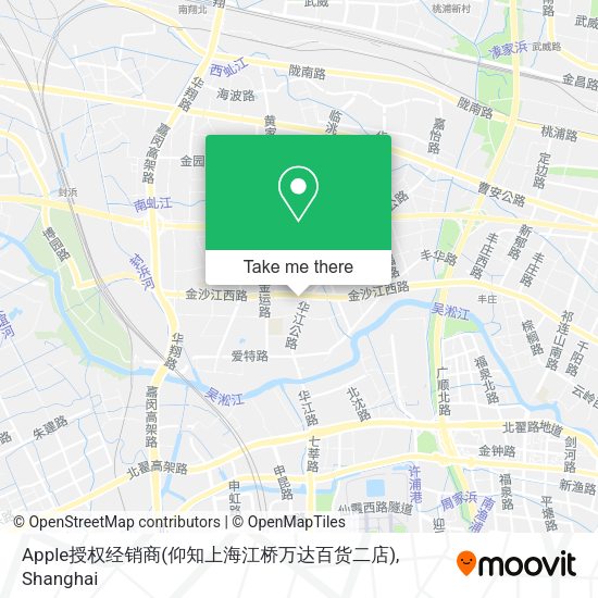 Apple授权经销商(仰知上海江桥万达百货二店) map