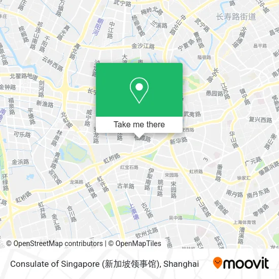 Consulate of Singapore (新加坡领事馆) map