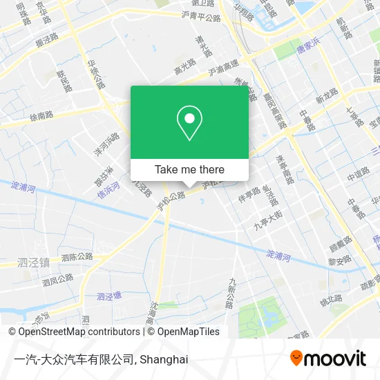一汽-大众汽车有限公司 map