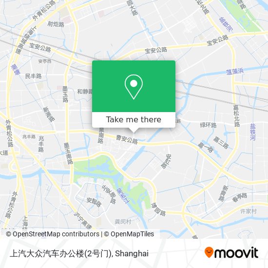 上汽大众汽车办公楼(2号门) map
