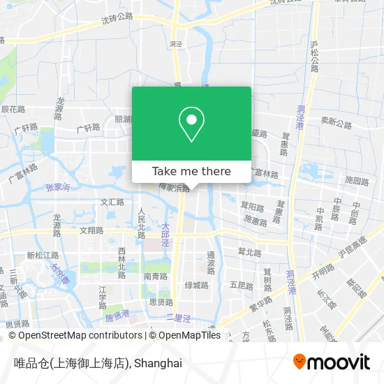 唯品仓(上海御上海店) map