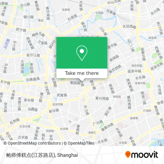 鲍师傅糕点(江苏路店) map