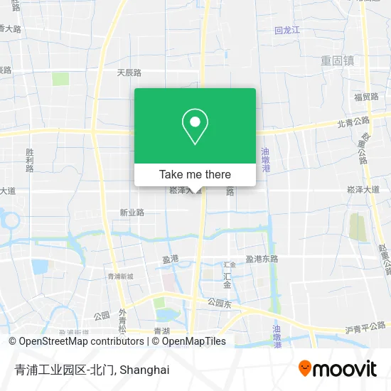 青浦工业园区-北门 map