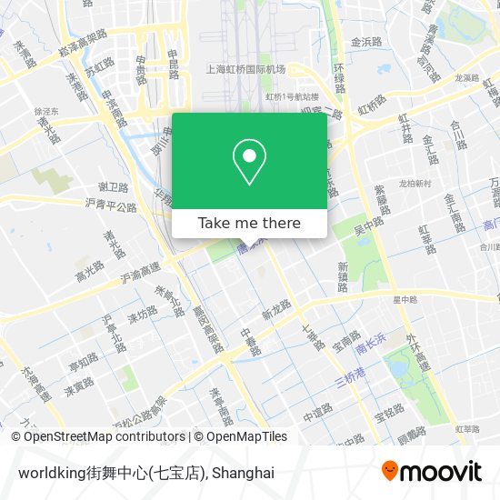 worldking街舞中心(七宝店) map