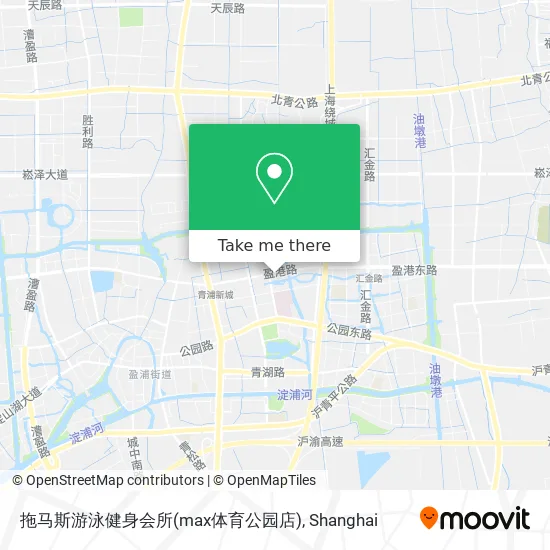 拖马斯游泳健身会所(max体育公园店) map