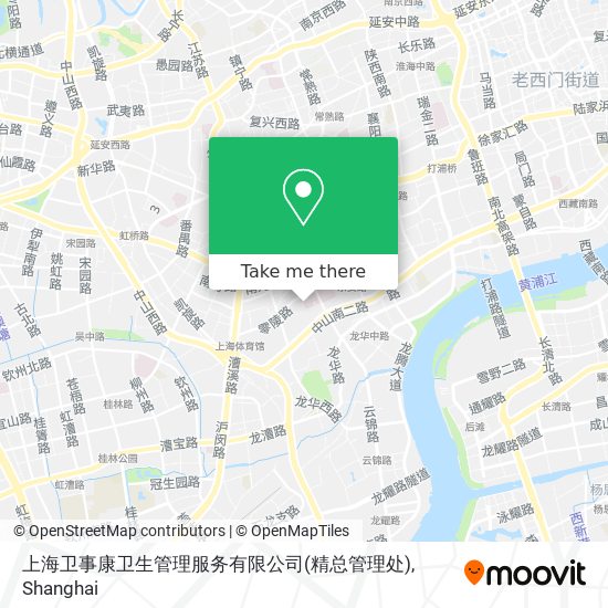上海卫事康卫生管理服务有限公司(精总管理处) map