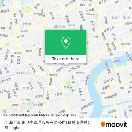 上海卫事康卫生管理服务有限公司(精总管理处) map