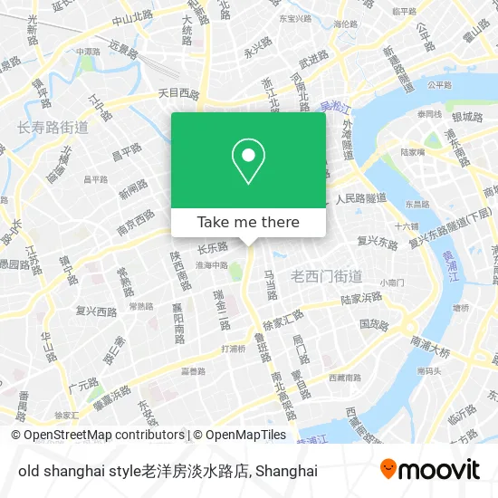 old shanghai style老洋房淡水路店 map