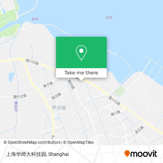 上海华师大科技园 map
