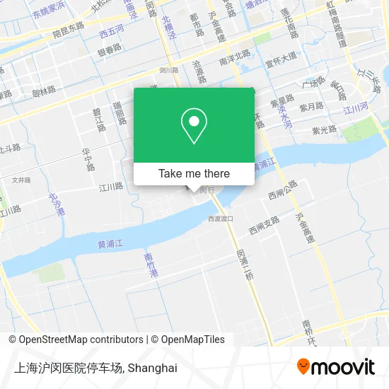 上海沪闵医院停车场 map