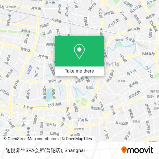 迦悦养生SPA会所(普陀店) map