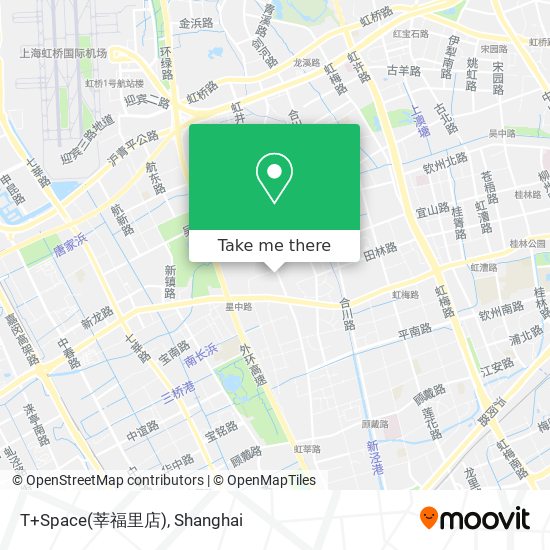 T+Space(莘福里店) map